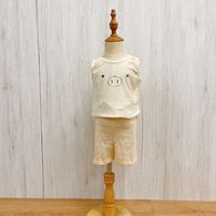 ✦cani涼感棉✦小豬兩截式吊嘎（無袖 )